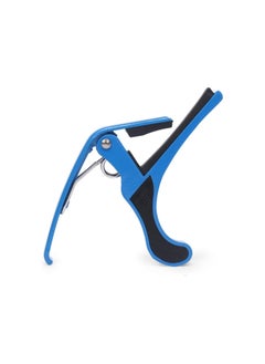 JUAREZ JRZ250 One Handed Trigger Guitar Metal Capo Quick Change For Ukulele, Electric And Acoustic Guitars, Blue