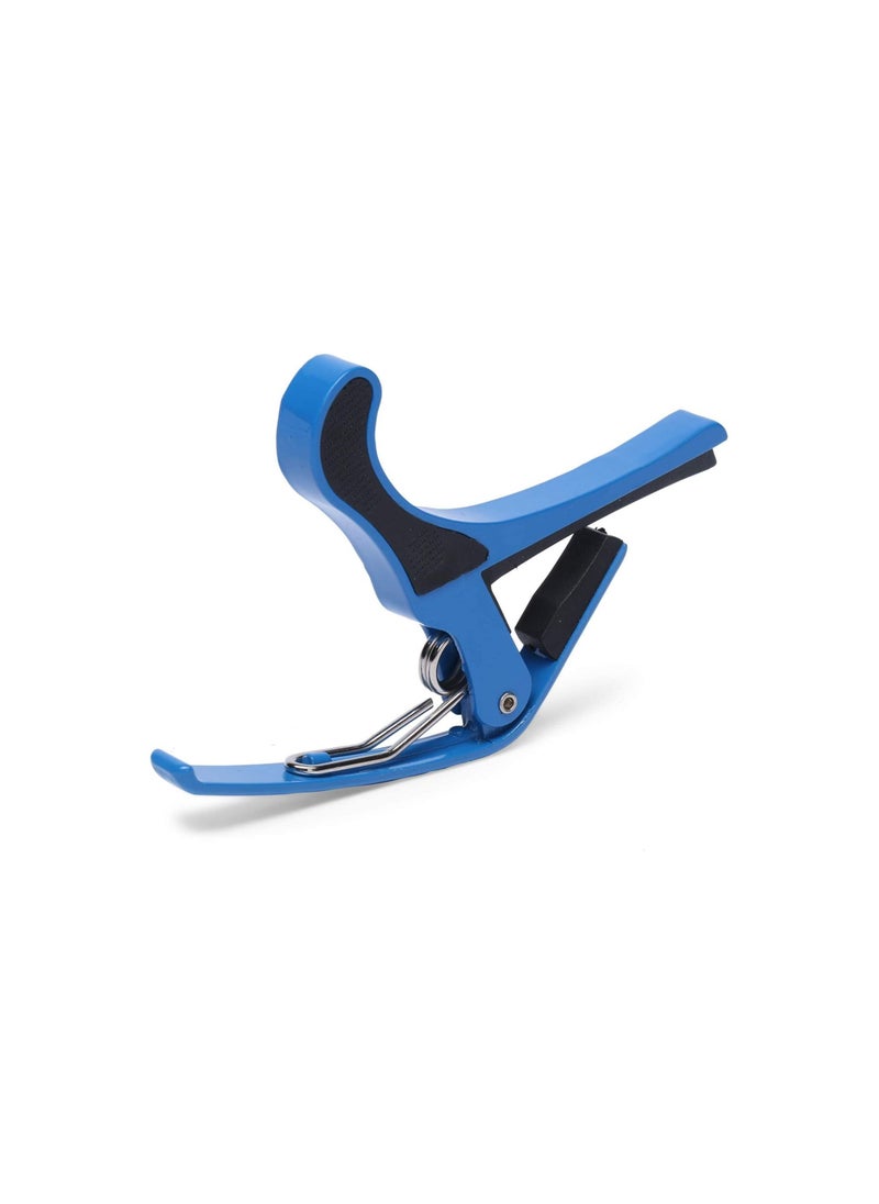 Megarya - JUAREZ JRZ250 One Handed Trigger Guitar Metal Capo Quick Change For Ukulele, Electric And Acoustic Guitars, Blue - Image 1