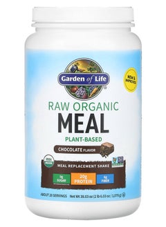 RAW Organic Meal Meal Replacement Shake Chocolate 38.03 oz (1078 g)