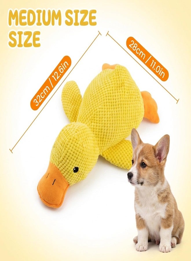 MIRJXB Duck Dog Toy, Chew Toys for Dogs, Interactive Squeaky Dog Plushs for Teething Puppies and Anxious Dogs, Durable Pet Supplies for Playtime and Training, One Piece Medium Size - Image 2