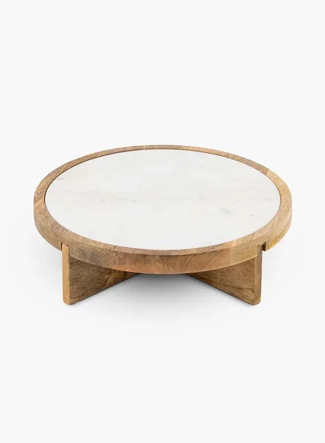 تو إكس إل هوم Marble And Wood Cheese Platter