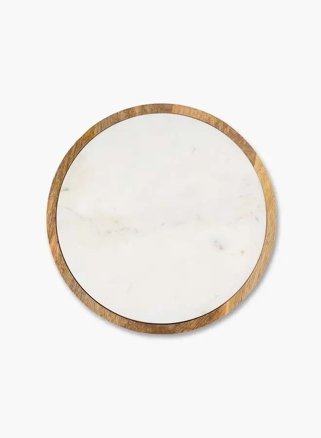 تو إكس إل هوم Marble And Wood Cheese Platter