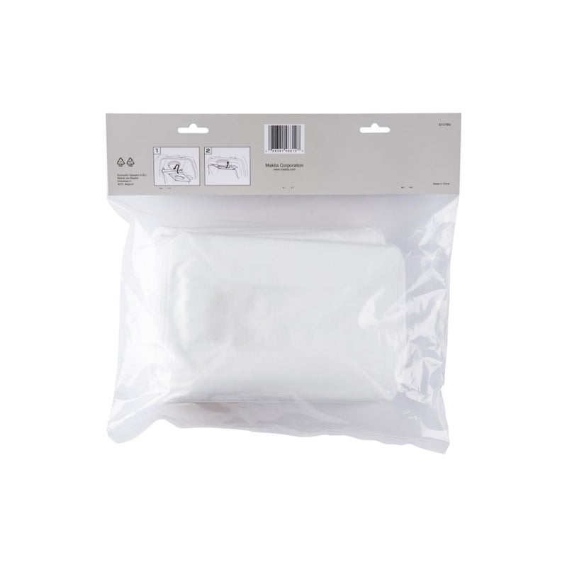Makita 197903-8 Filter Dust Bag, 10/PK, White - Image 3