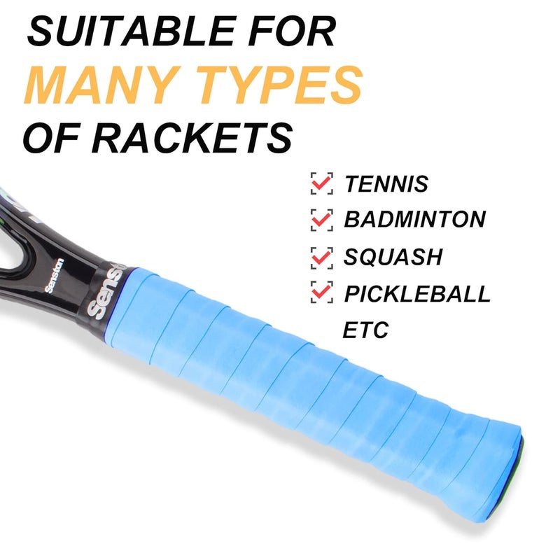 Senston Tennis Grips 6 Pack, Tennis Racquet Overgrip, Tennis Racket Grip Tape - Image 4