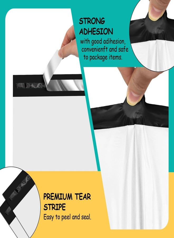Vapulcio Poly Mailers 14.5x19 Inch 50 Pcs - Waterproof and Tear Resistant Shipping Bags for Small Businesses - White Packaging Bags with Self-Sealing Closure - Polymailers, Mailing Envelopes - Image 3