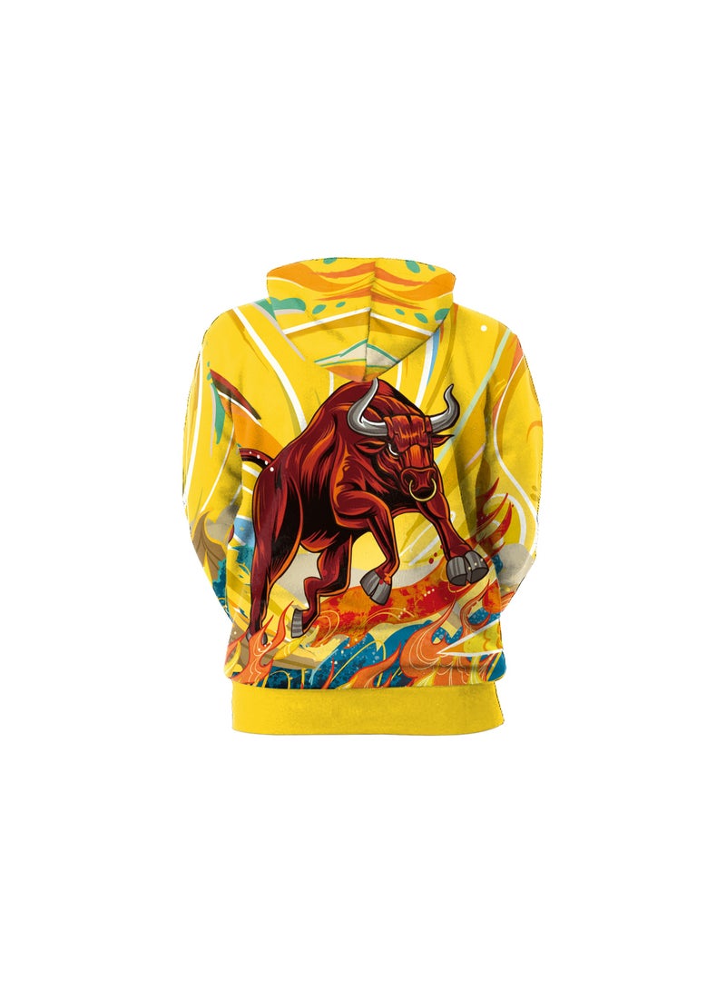 Loquat Squality 3D Printing Long Sleeved Hoodie Men/Women Multicolour - Image 2