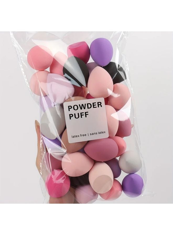 5 قطع إسفنج مكياج خالية من اللاتكس بألوان وأشكال عشوائية، خلاطات تجميل تنشط بالماء للكونسيلر والكونسيلر وبلشر - Image 5