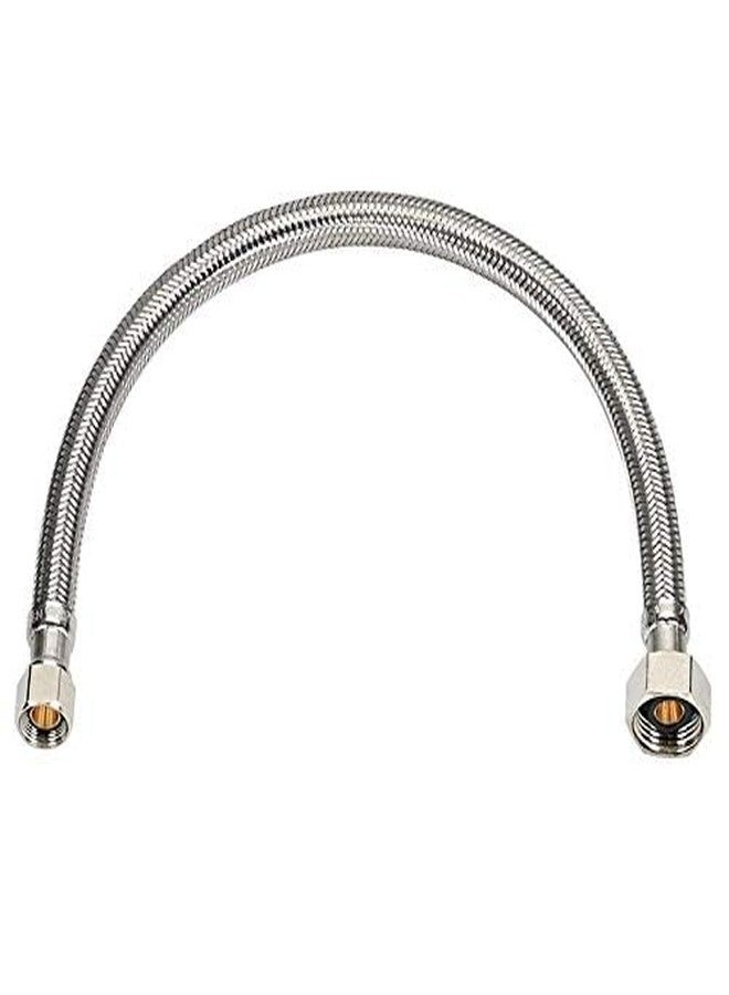 EZ-Fluid Plumbing 30" x 1/2" Fip x 3/8" Comp S.S Braided Flexible Water Hoses Connectors,Faucet Supply Line,Faucet Water Supply Hose Connector Lines For Bathroom,Kitchen,Outdoor Sink Faucets(1) - Image 2