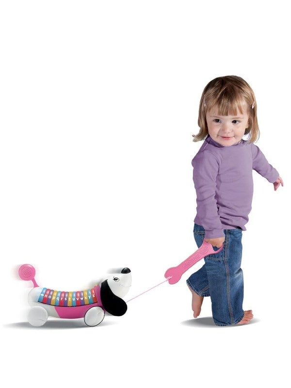 LeapFrog AlphaPup - Pink - Pull-Along Puppy Toy, Teaches Letters, Phonics & Vocabulary - Image 2