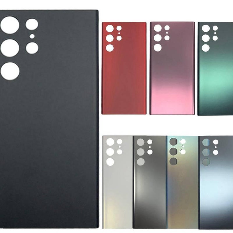 Protective Case | Cover for Samsung Galaxy S22 Ultra | Red | Glass | Battery Back Cover | Glass Back Shell - Image 4