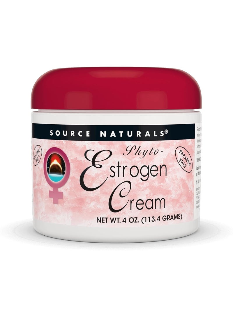 Source Naturals Phyto-Estrogen Cream, 4 oz (113.4 g)