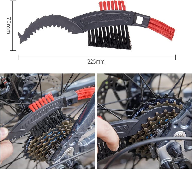 CXWXC Bike Cleaning Kit with Chain Scrubber, Brushes, Degreaser, and Lubricant - Image 4