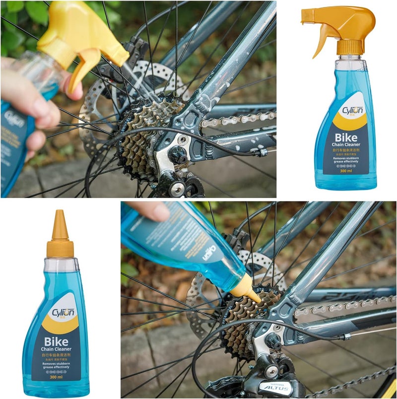 CXWXC Bike Cleaning Kit with Chain Scrubber, Brushes, Degreaser, and Lubricant - Image 2
