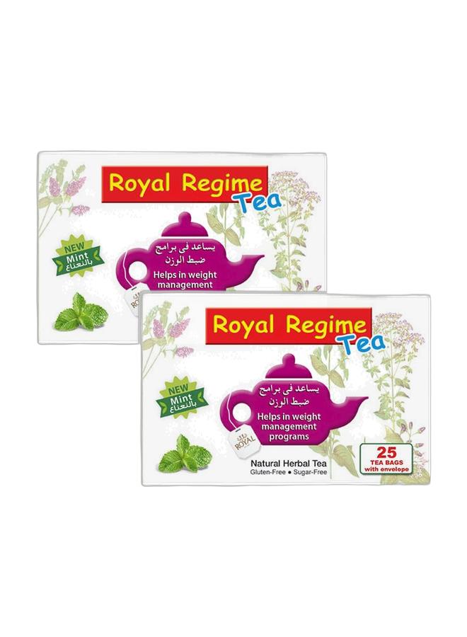 Royal Herbs Regime with Mint Pack of 25 (Pack of 2) - Image 1