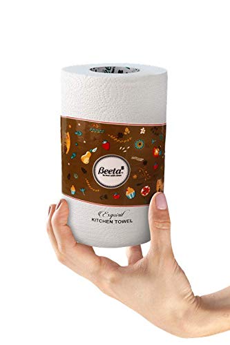 Beeta Kichen Towel Paper Roll - Regular Kitchentowel roll 200 Emb 4 Ply 50 Pulls (Pack of 4) - Image 2
