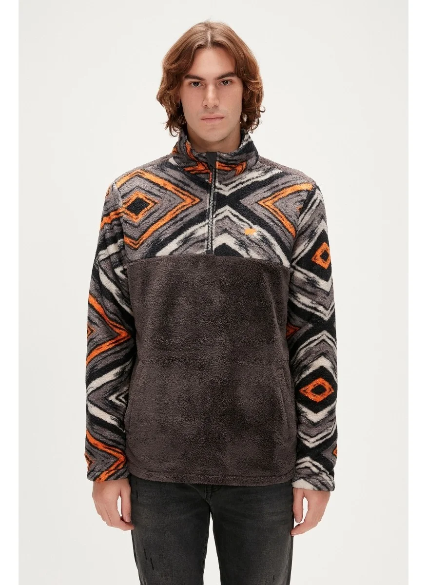 Bad Bear 23.02.29.002-C02 Afro Full-Zip Men's Plush Fleece