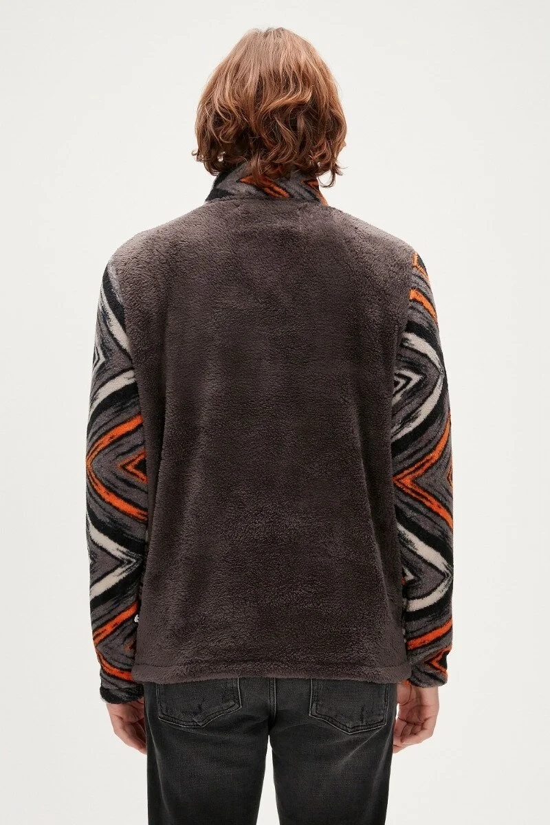 Bad Bear 23.02.29.002-C02 Afro Full-Zip Men's Plush Fleece