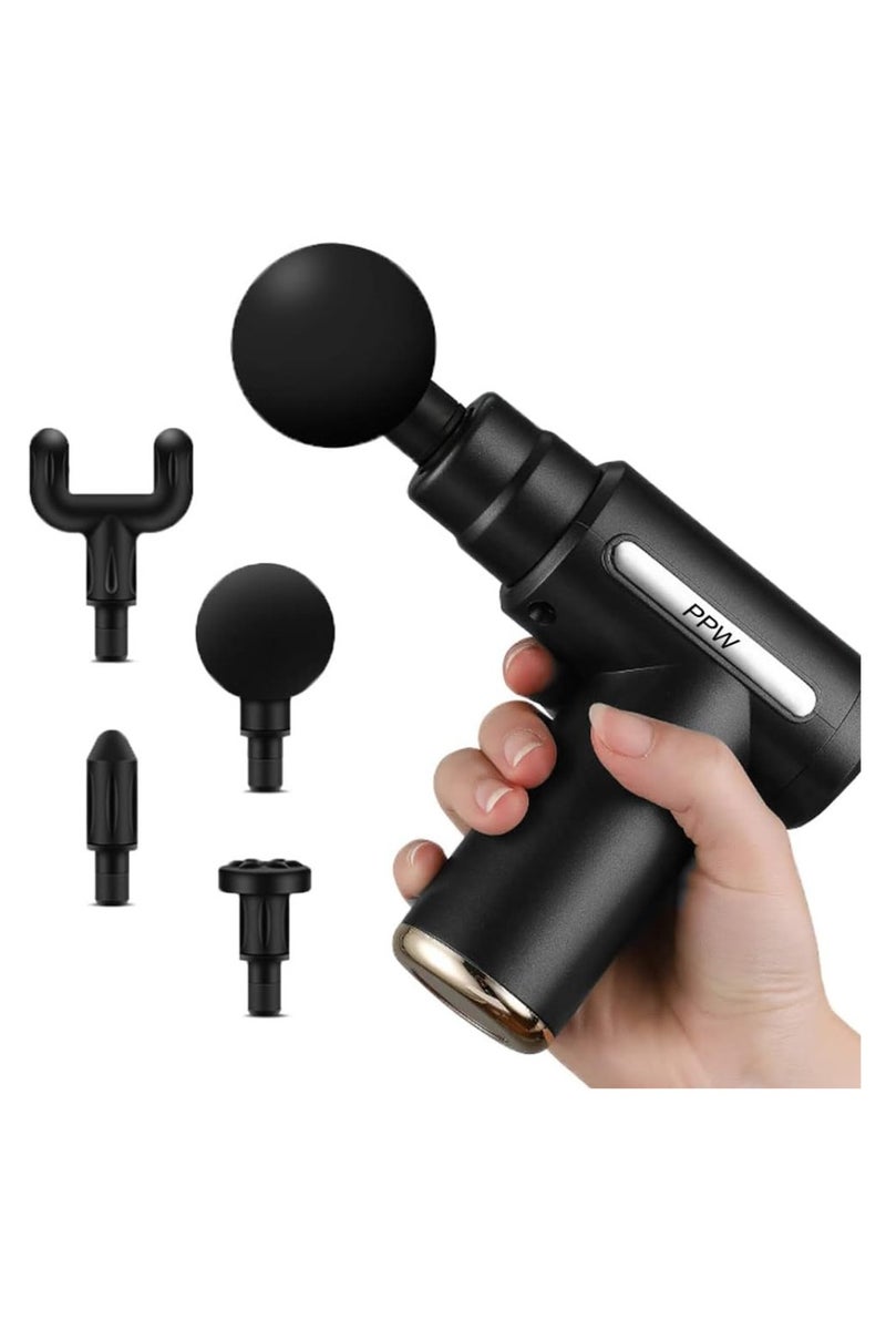 Phyzioline Mini Rechargable Portable Fascial Deep Tissue Massage Gun For Neck, Back and Body Pain – HB-011 - Image 1