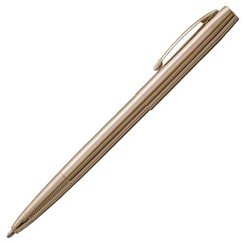 Fisher Space Pen Lacquered Brass Cap-O-Matic Space Pen, Ballpoint, Black Ink, Pocket Clip, Gift Box, Made in the USA - Image 1