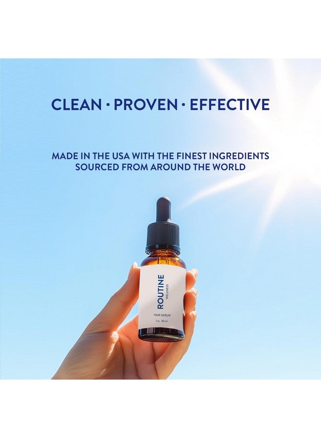 روتين  والنص سيروم روتين ويلنس للشعر الخفيف - علاج مغذي لفروة الرأس بزيت إكليل الجبل - يشجع على نمو شعر أقوى وأطول وأكثر صحة - 30 مل (عبوة من قطعة واحدة) - Image 4