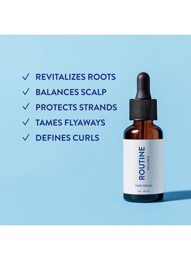 روتين  والنص سيروم روتين ويلنس للشعر الخفيف - علاج مغذي لفروة الرأس بزيت إكليل الجبل - يشجع على نمو شعر أقوى وأطول وأكثر صحة - 30 مل (عبوة من قطعة واحدة) - Image 5