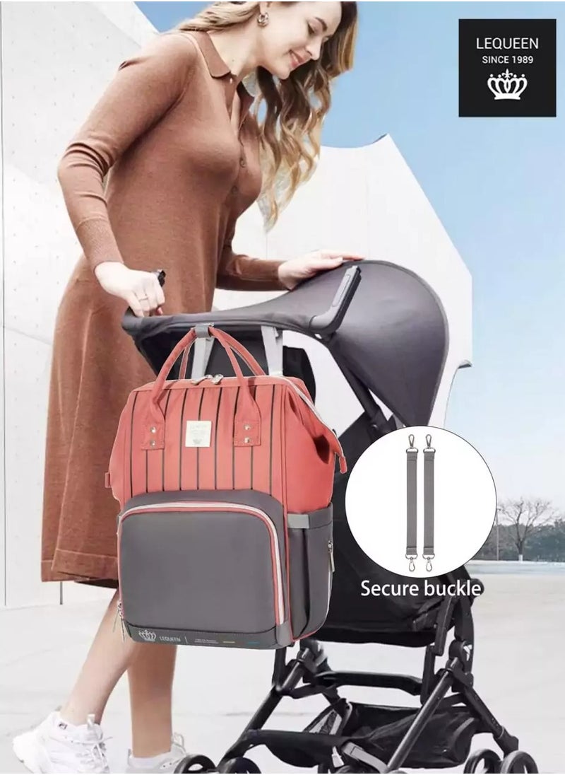 LEQUEEN - Lequeen Diamond 7TH Edition Soft Waterproof Original mommy bag - Image 1