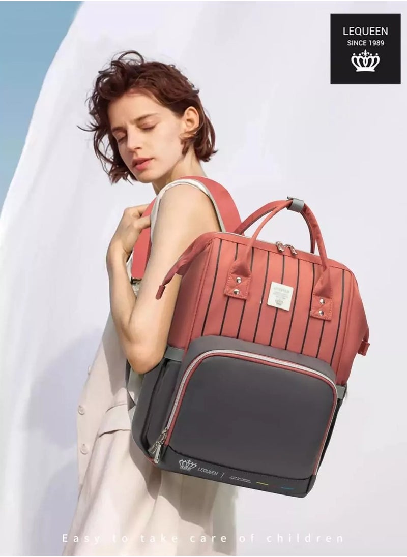 LEQUEEN - Lequeen Diamond 7TH Edition Soft Waterproof Original mommy bag - Image 1