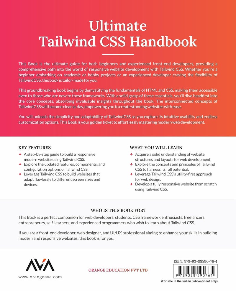 Ultimate Tailwind CSS Handbook: Build Sleek and Modern Websites with Immersive Uis Using Tailwind CSS - Image 2
