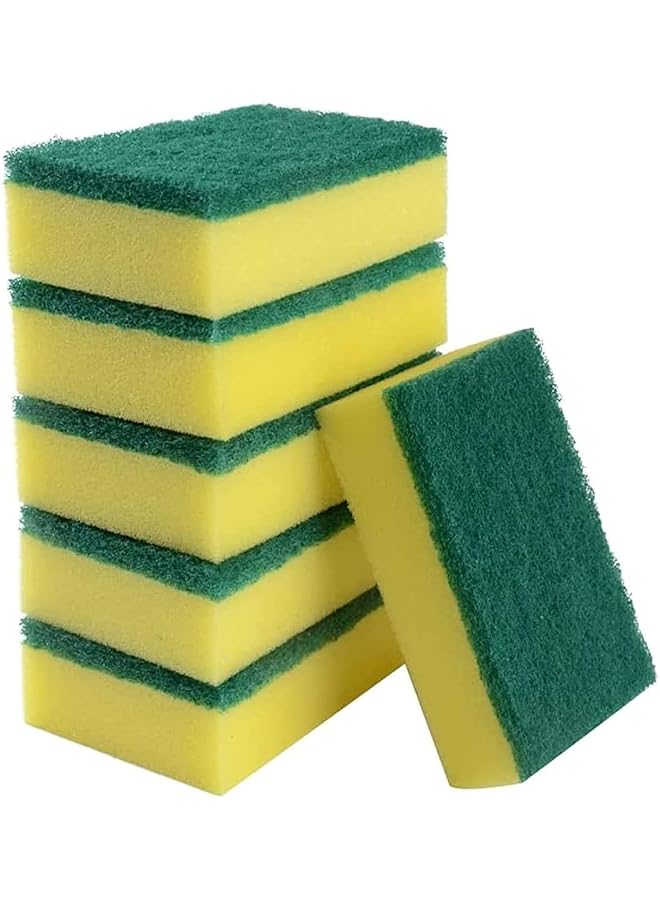 PROMASS 12 Pack Kitchen Cleaning Sponges - Non-Scratch Sponge Scrubber, Multi-Purpose Washing Up Pads for Pan, Pot, Garage, Bathroom, Furniture, Dishes, Car & Steel Wash - Image 1