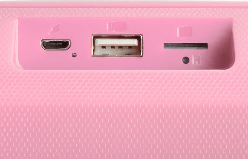 MARS GAMING MSBAXP, Bluetooth RGB Speaker, Compact,10W, USB/MicroSD/Radio, Pink - Image 5