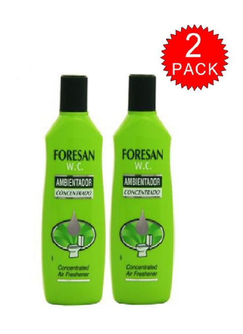 2 Bottles concentrated air freshener WC 125 ml room freshener for bathrooms and all over the house