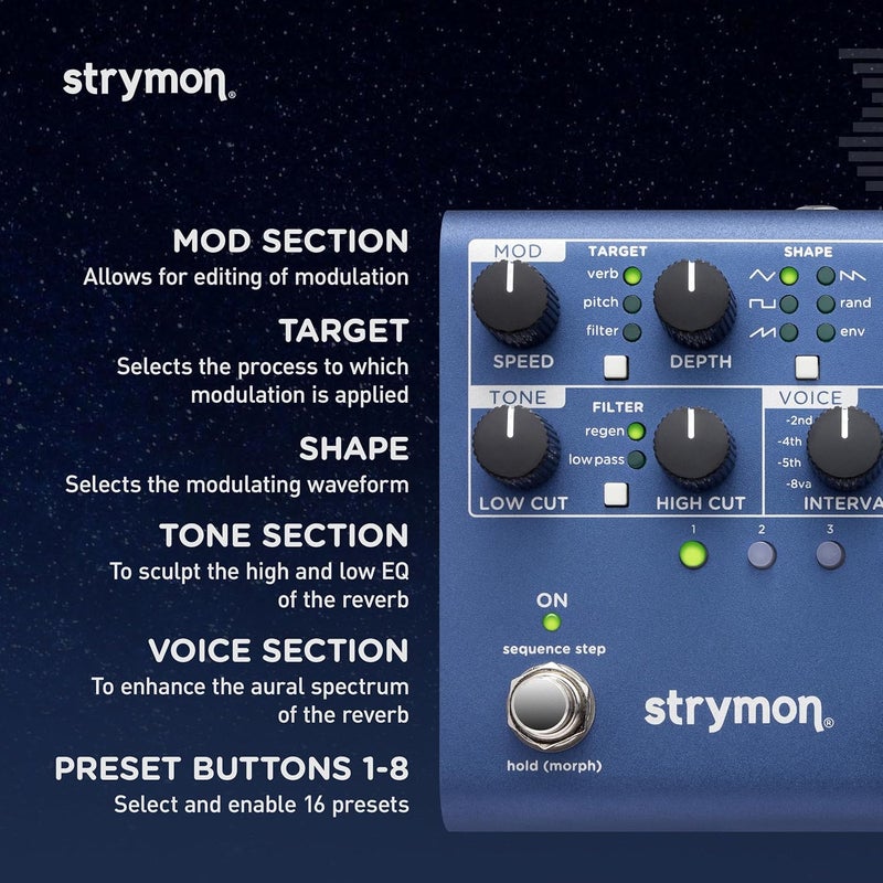 Strymon NightSky Time-Warped Reverb Pedal - Image 5