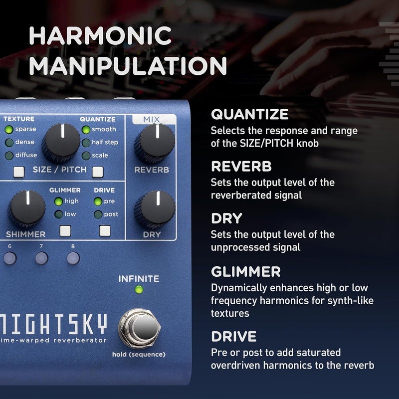 Strymon NightSky Time-Warped Reverb Pedal - Image 4