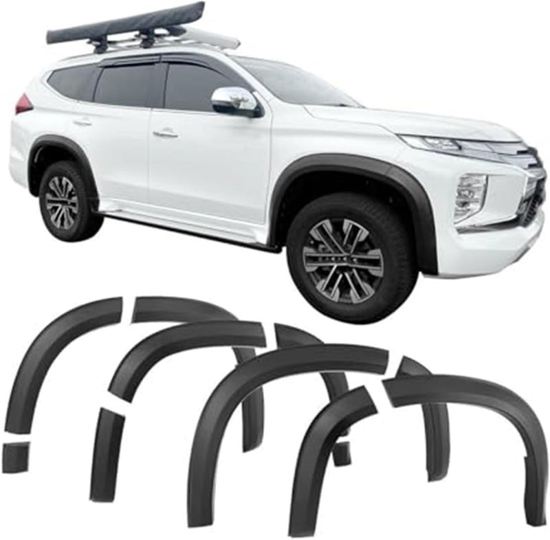 Wivplex Matte Black Mudguards for Mitsubishi Pajero Sport - Image 4
