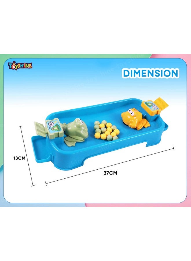 توي شاين لعبة تفاعلية داخلية للأبوين والطفل من Toyshine Hungry Frog Eating Beans من أجل ردود الفعل السريعة للأطفال من سن 5 سنوات وما فوق - Image 5