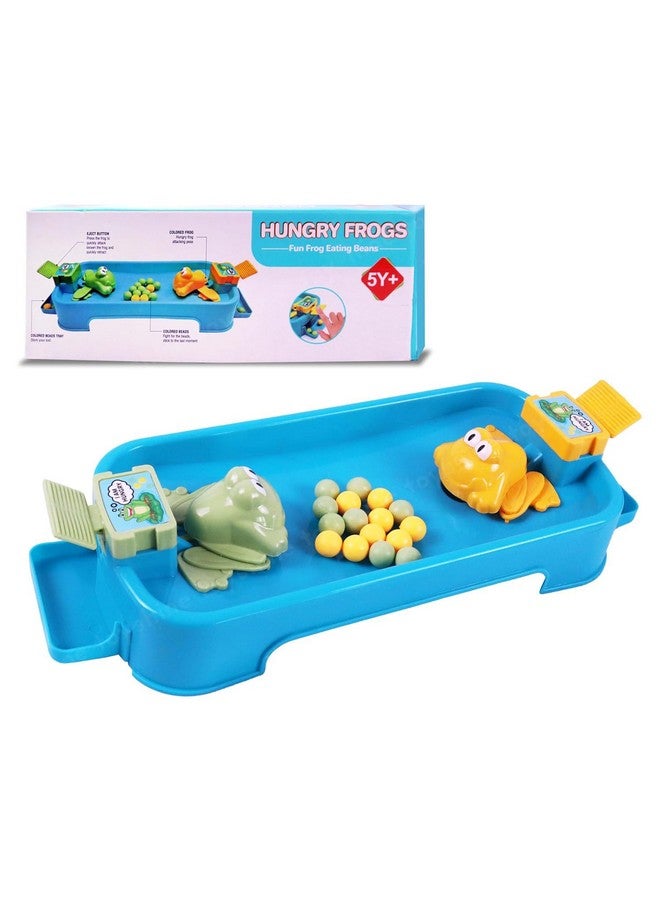 توي شاين لعبة تفاعلية داخلية للأبوين والطفل من Toyshine Hungry Frog Eating Beans من أجل ردود الفعل السريعة للأطفال من سن 5 سنوات وما فوق - Image 1