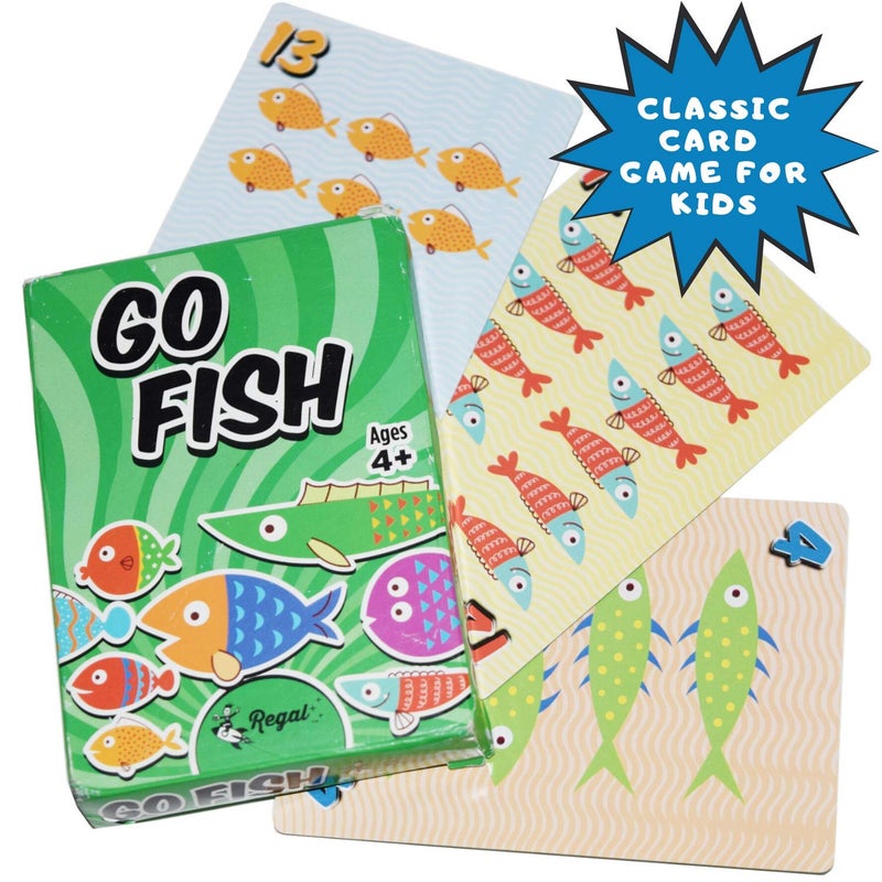 Regal Games Dedicated Card Game for Kids 4 5 6 7 8+ | Funny Travel Board Playing Game for Families (Go Fish) - Image 2