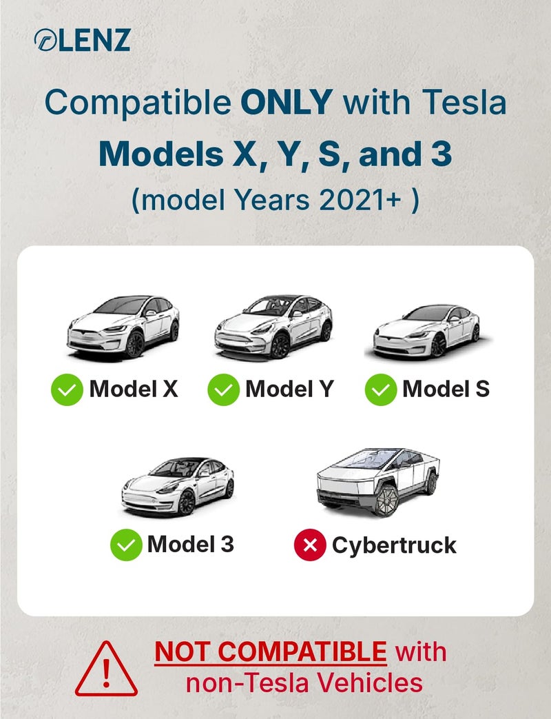 LENZ CCS1 to Tesla EV Adapter – for 2021+ Tesla Models with CCS Enabled ONLY – NOT for Cybertruck or Pre-2021 Teslas, Supports DC Fast Charging up to 250 kW - Image 3