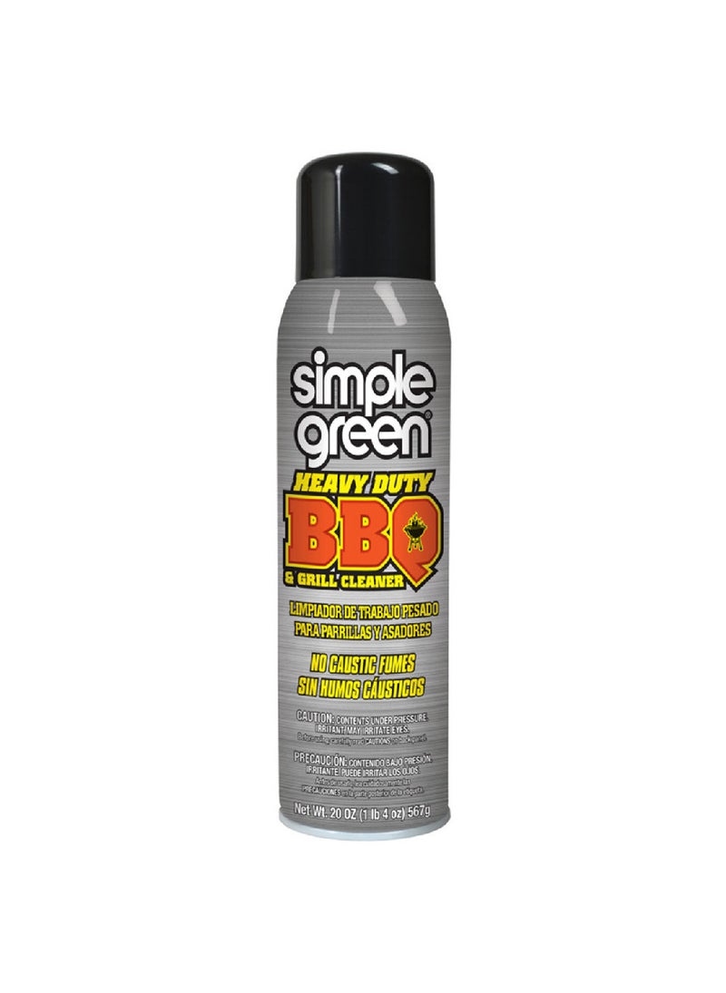 Simple Green BBQ and Grill Cleaner – 20 oz Foam Spray, Heavy-Duty Degreaser for Grills, Ovens & Outdoor Cooking Surfaces
