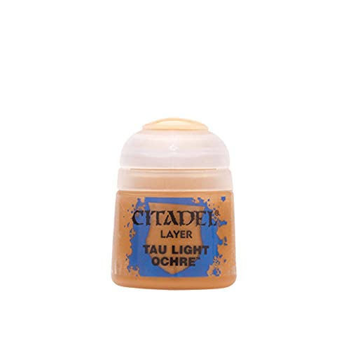 Citadel Games Workshop Citadel Pot de Peinture - Layer Tau Light Ochre, 12 ml (Pack of 1),Black,9918995104206 - Image 3