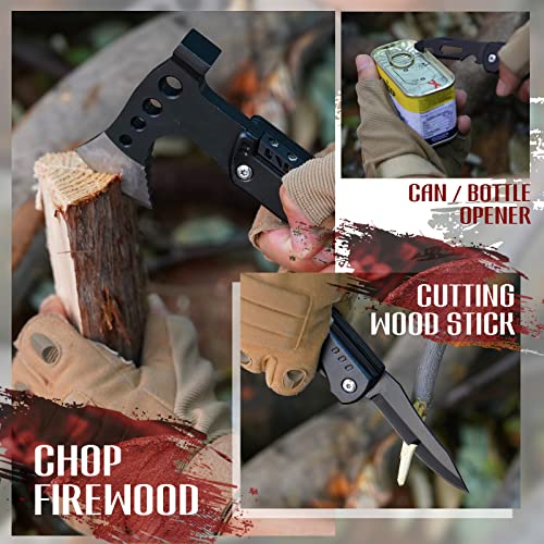 VEITORLD Christmas Stocking Stuffers, Gifts for Men Dad Husband, Unique Anniversary Birthday Gifts Idea for Him, Multitool Axe Hammer Camping Accessories, Cool Hunting Fishing Hiking Presents - Image 4