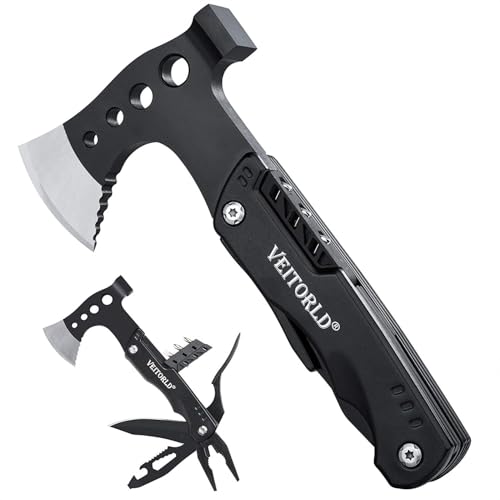 VEITORLD Christmas Stocking Stuffers, Gifts for Men Dad Husband, Unique Anniversary Birthday Gifts Idea for Him, Multitool Axe Hammer Camping Accessories, Cool Hunting Fishing Hiking Presents - Image 1