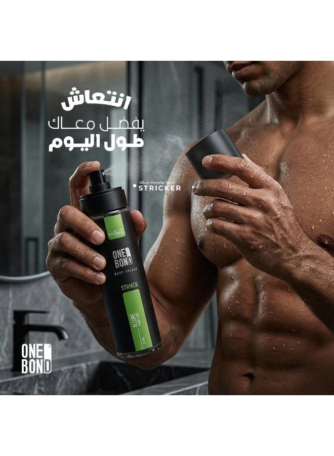 وان بوند سترايكر معطر للجسم ألور إنتنس سبورت خالي من الكحول (200 مل) - Image 3