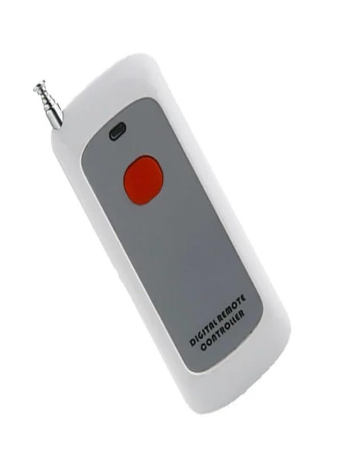 ROBOWAY 1 Button RF Remote Control, 100m Long Range Distance, 1CH Wireless Remote Control, 433Mhz RF Switches - WHITE - Image 1