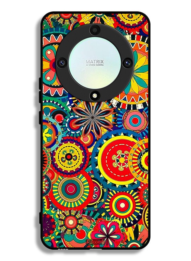 Tolwak Honor X9a Protective Case Cover Colorful Mandala Pattern - Image 1