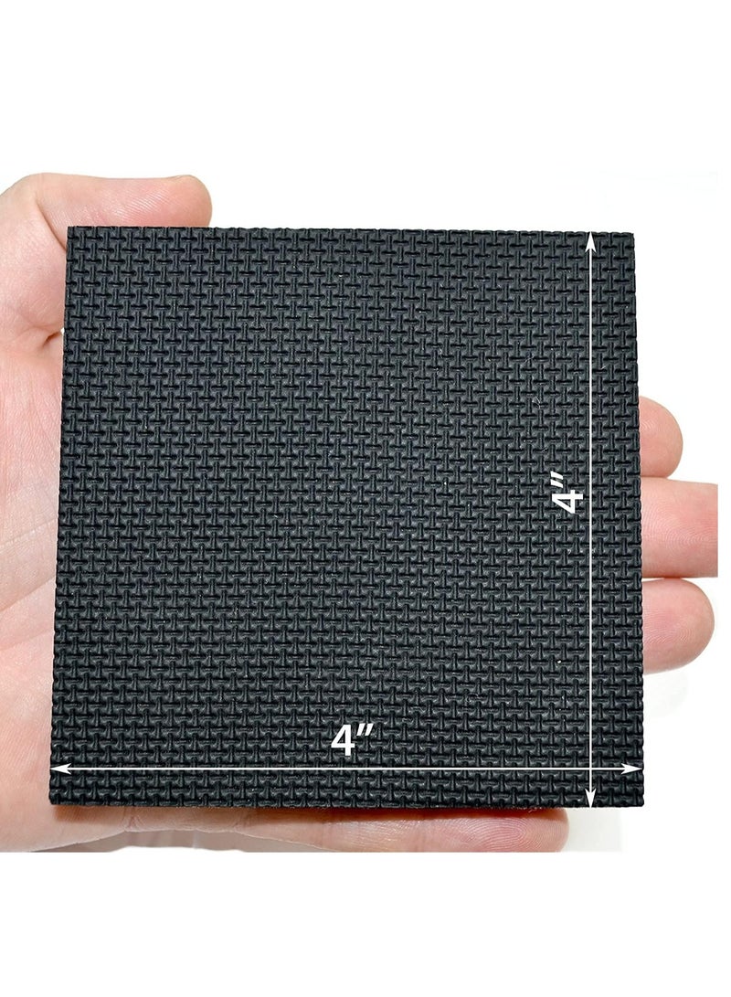 Furniture Pads,48 Pack 4” Furniture Pad,Non Slip Furniture Feet Pads,Rubber Stickers Self-Adhesive Furniture Felt Pads for Fixation in Place Furniture, Chair Legs,Tiled, Laminate - Image 2