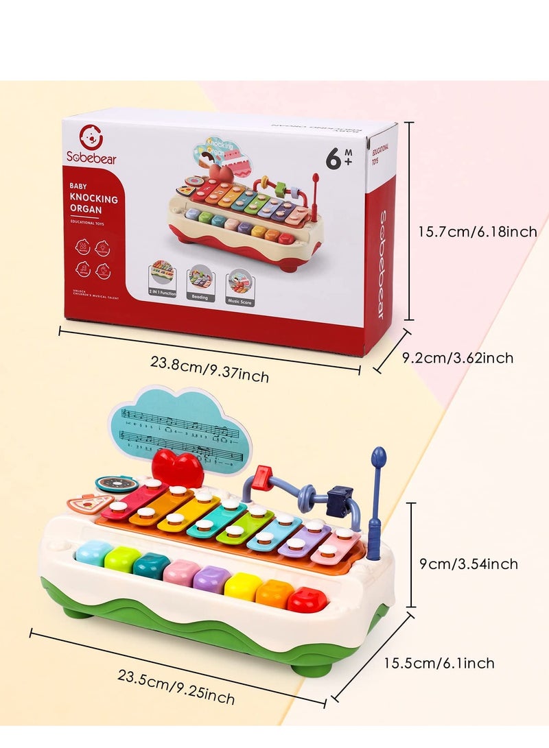 SYOSI Baby Piano Toys, Toddler Musical Instruments Kids Multi-Function Piano, Early Educational Gift for 2 3 4 5 6 Year Old Boys Girls - Image 2