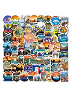 Generic 100pcs Outdoor Camping Hiking Adventure Stickers Wilderness Nature Travel Camper Waterproof Summer Camp Decals for Water Bottle Laptop Decoration for Adults Teens Kids  - Image 5