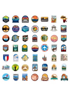 Generic 100pcs Outdoor Camping Hiking Adventure Stickers Wilderness Nature Travel Camper Waterproof Summer Camp Decals for Water Bottle Laptop Decoration for Adults Teens Kids  - Image 2