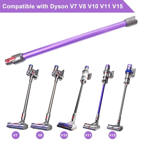 MMXIANG Replacement Wand Extension Tube Fit for Dyson V7 V8 V10 V11 V15 Vacuum Cleaner 285 IN Quick Release Stick Purple Vacuums Attachment Extension Tube - Image 3
